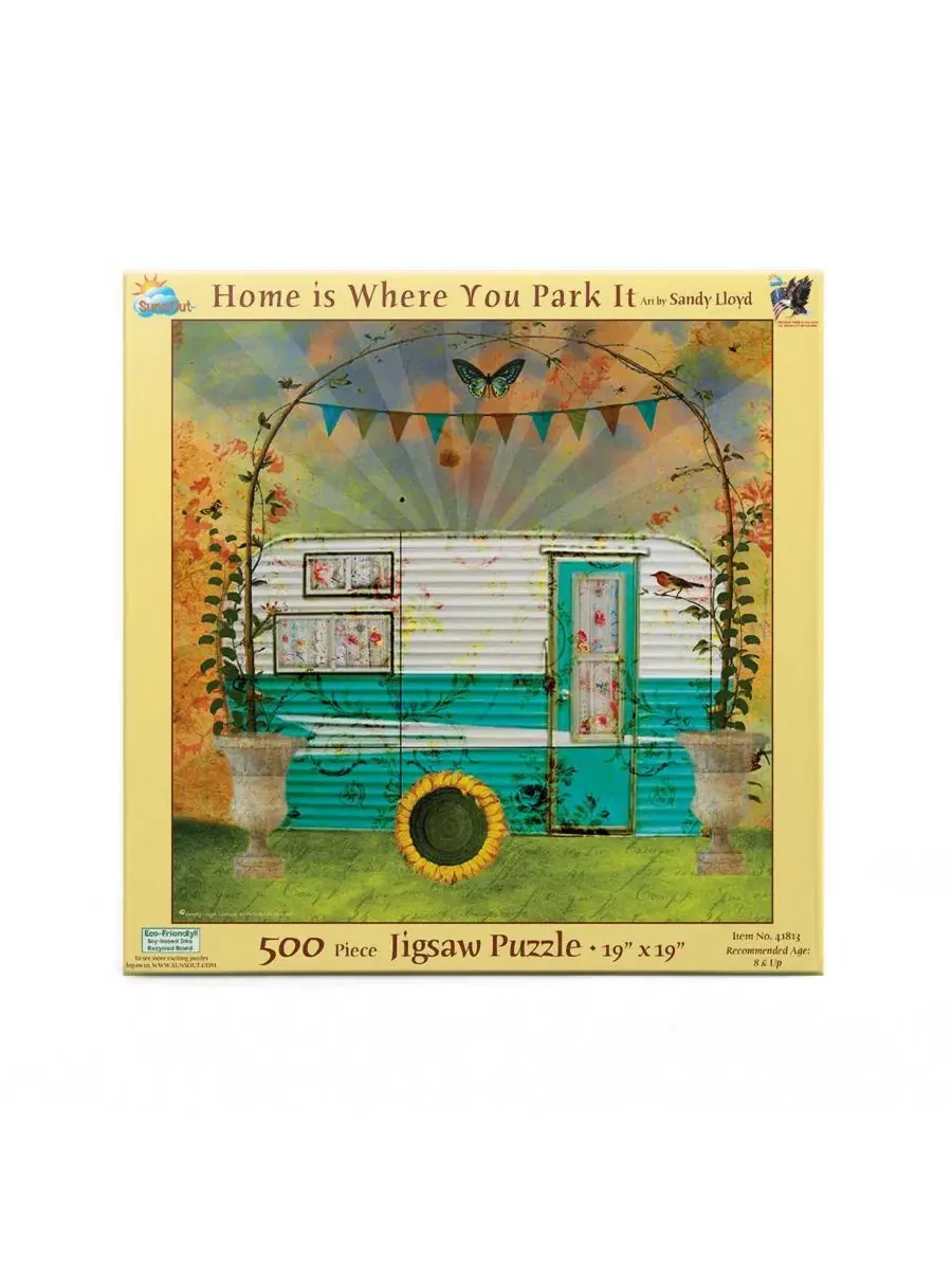 Пазл 500 элементов Home is Where you Park it SunsOut, 48x48 см — изображение 2 из 5, нет цвета
