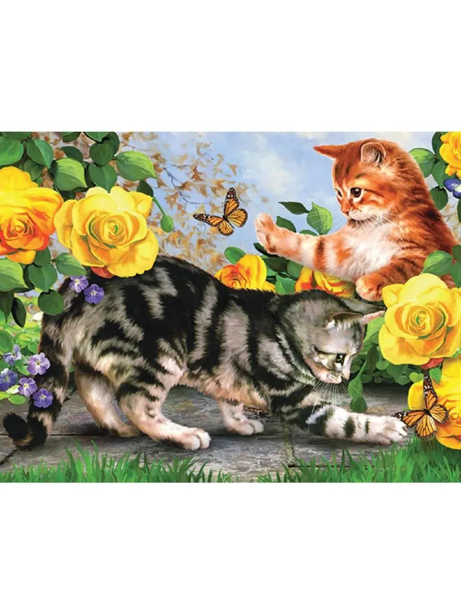Пазл Kitten Play из 500 деталей для взрослых Sunsout — изображение 2 из 5, нет цвета