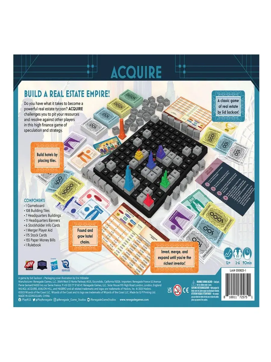 Настольная игра Acquire — изображение 2 из 3, мульти