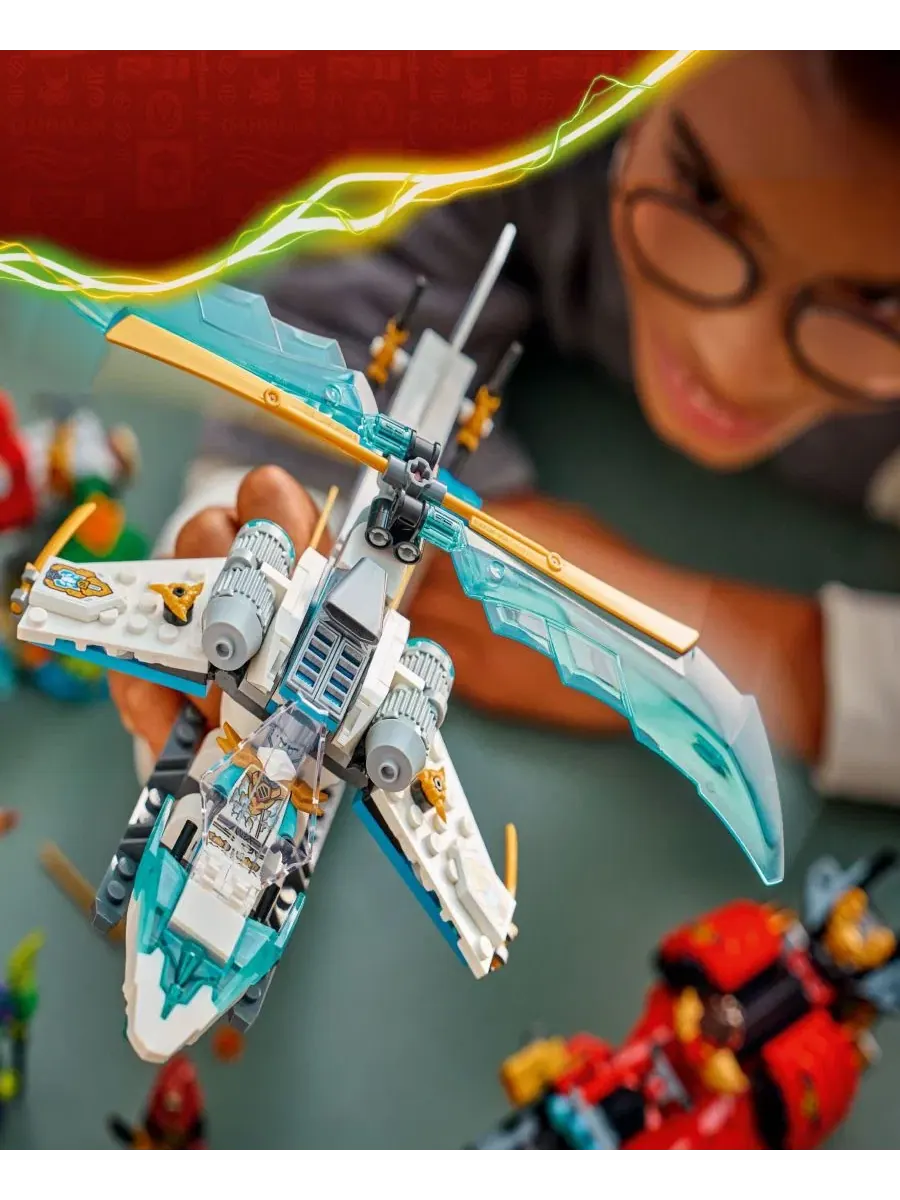 Набор NINJAGO "Битва в домике на дереве с ниндзя-машиной" 71857, 642 детали Lego — изображение 4 из 6, нет цвета