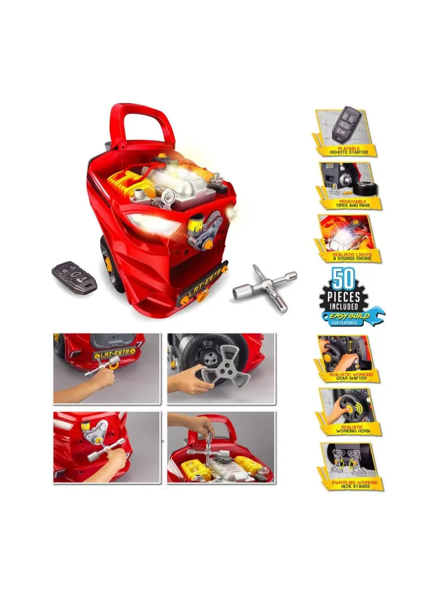 Игровой набор Motor Master Engine Workshop Tuff Tools — изображение 4 из 7, мульти