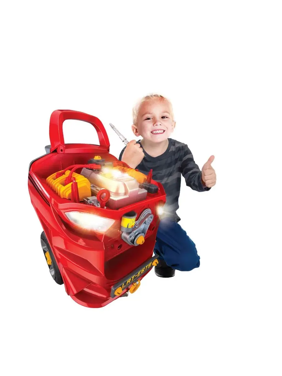 Игровой набор Motor Master Engine Workshop Tuff Tools — изображение 5 из 7, мульти