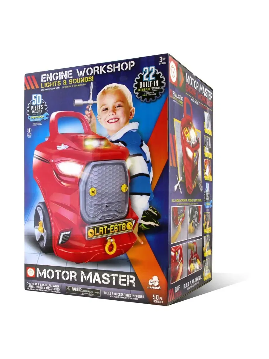 Игровой набор Motor Master Engine Workshop Tuff Tools — изображение 7 из 7, мульти