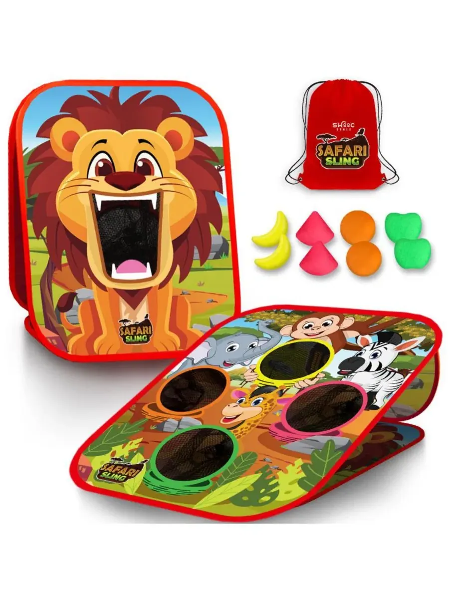 Настольная игра-корнхол 2-в-1 Safari Sling SWOOC