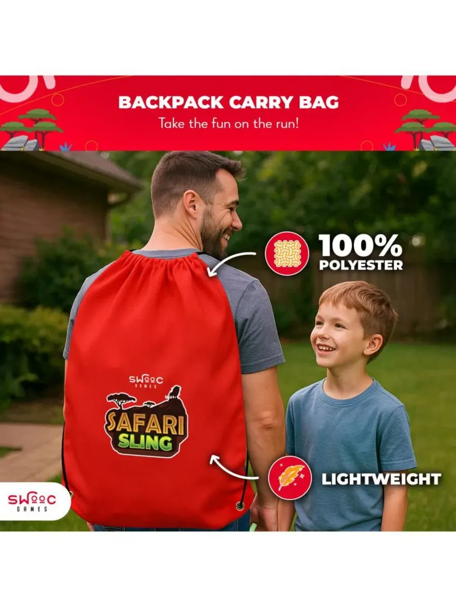 Настольная игра-корнхол 2-в-1 Safari Sling SWOOC — изображение 6 из 6, мульти
