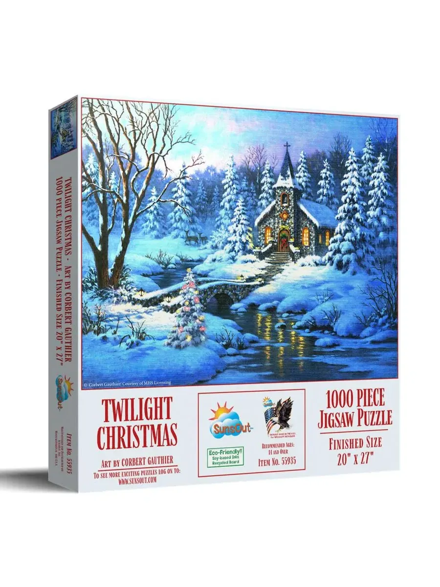 Пазл Twilight Christmas 1000 деталей SunsOut