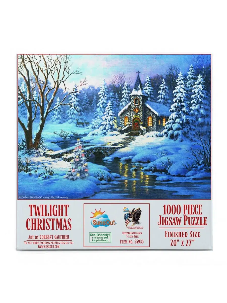 Пазл Twilight Christmas 1000 деталей SunsOut — изображение 2 из 5, нет цвета