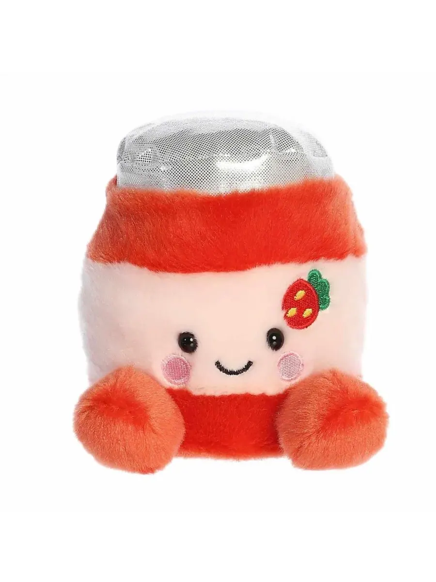 Миниатюрная плюшевая игрушка JJ Strawberry Jelly Palm Pals, красная, 11 см Aurora