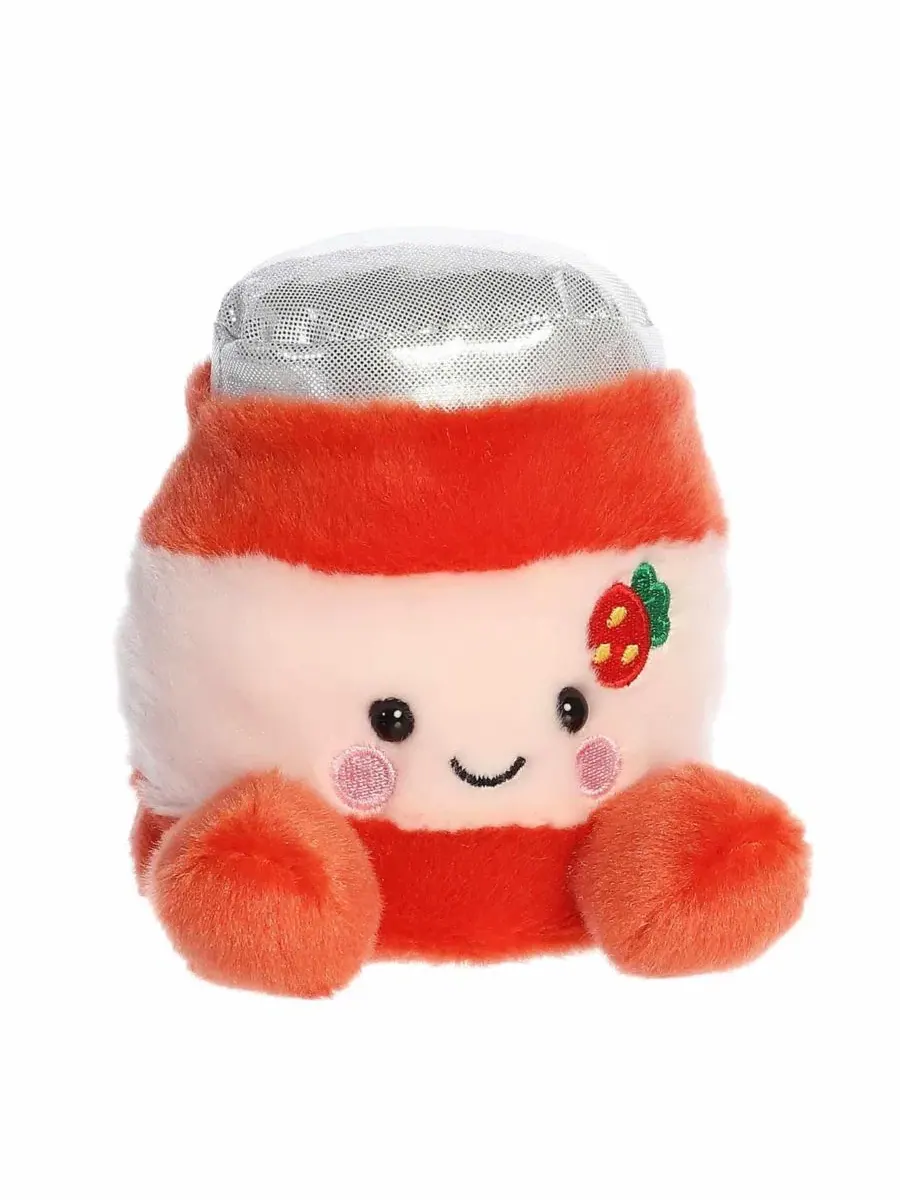 Миниатюрная плюшевая игрушка JJ Strawberry Jelly Palm Pals, красная, 11 см Aurora — изображение 3 из 6, красный