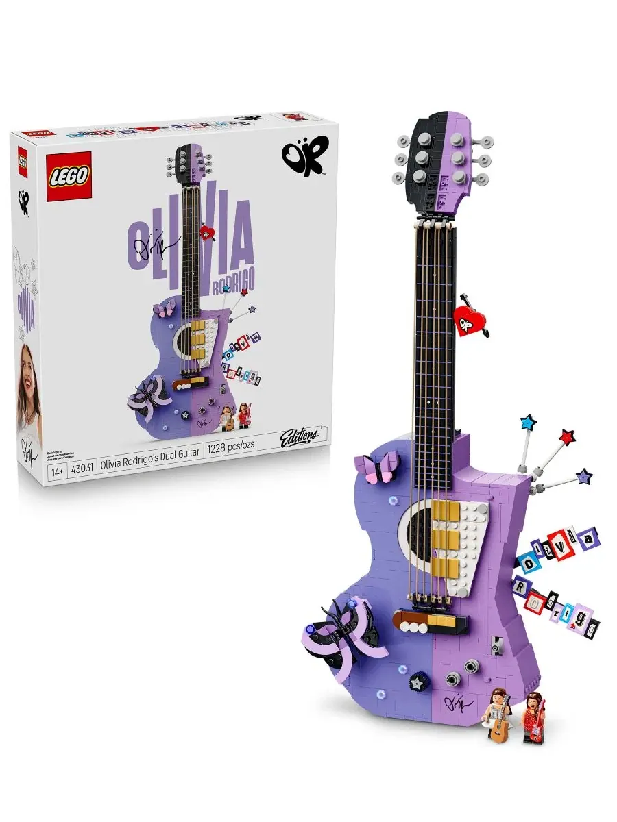 Конструктор LEGO Editions Olivia Rodrigo's Dual Guitar 43031, 1228 деталей LEGO