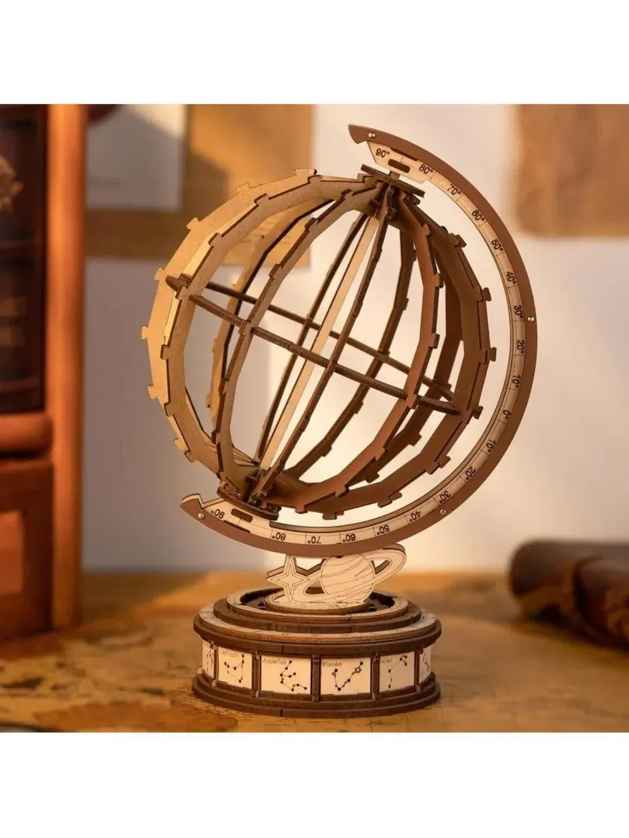 3D-пазл «Global Wonders» из дерева, 277 деталей Flash Popup — изображение 4 из 5, нет цвета