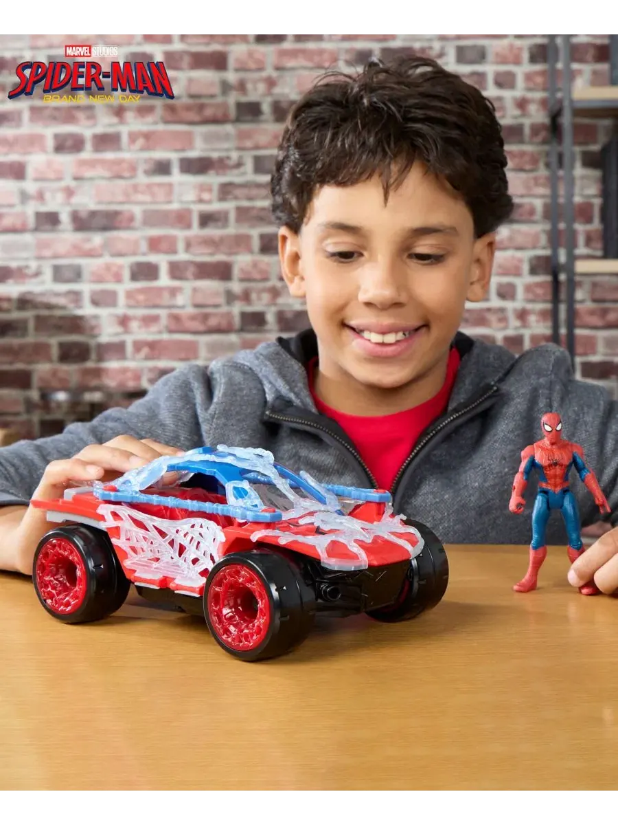 Фигурка Marvel Spider-Man с багги и снарядами, 4,5 дюйма Spider-Man — изображение 8 из 10, нет цвета