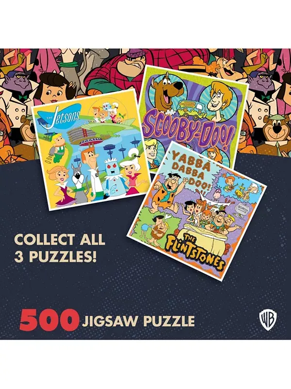 Шедевры Ханна-Барбера - пазл Флинтстоуны из 500 деталей Masterpieces Puzzles — изображение 2 из 3, мульти