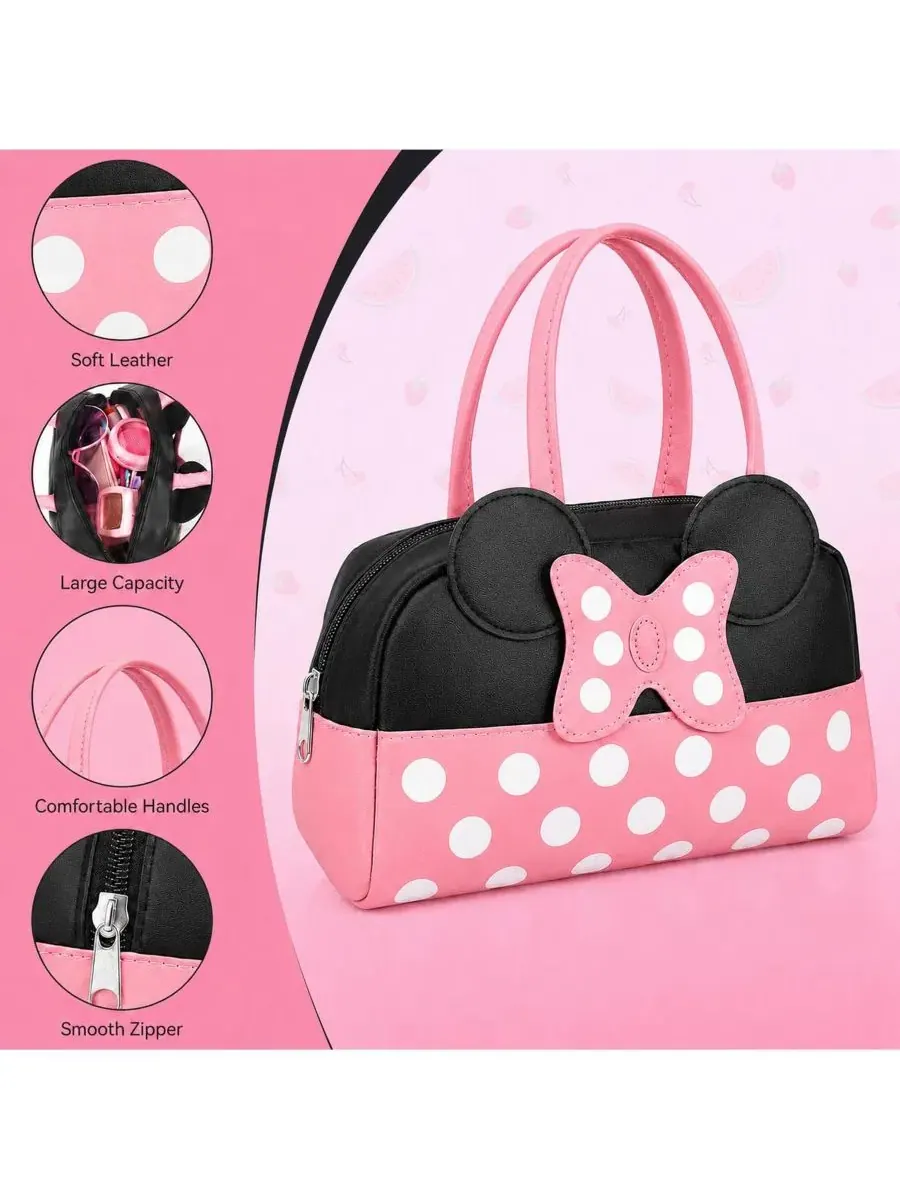 Игровой набор с сумочкой, телефоном и косметикой, модель Pretend Play Purse Makeup Princess — изображение 3 из 4, розовый