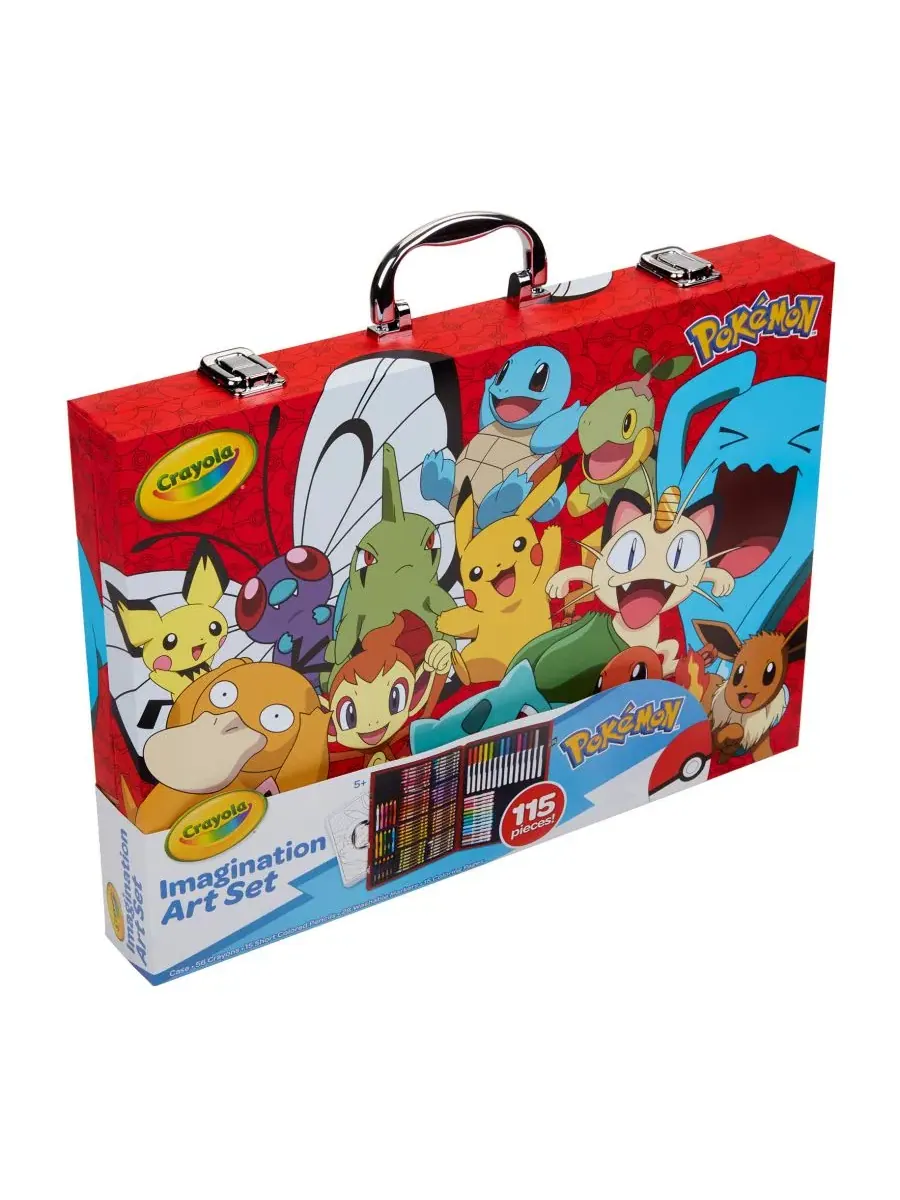 Набор для творчества Pokémon Imagination, 115 предметов Crayola — изображение 3 из 8, мульти