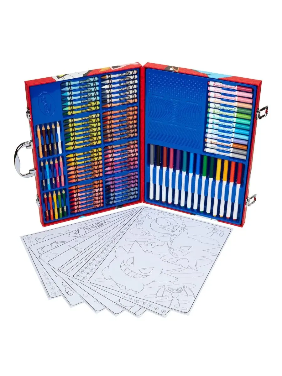 Набор для творчества Pokémon Imagination, 115 предметов Crayola — изображение 5 из 8, мульти