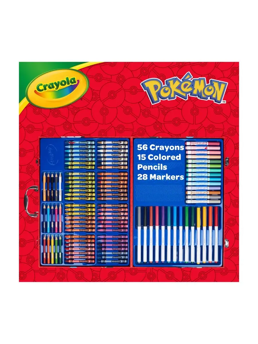 Набор для творчества Pokémon Imagination, 115 предметов Crayola — изображение 7 из 8, мульти