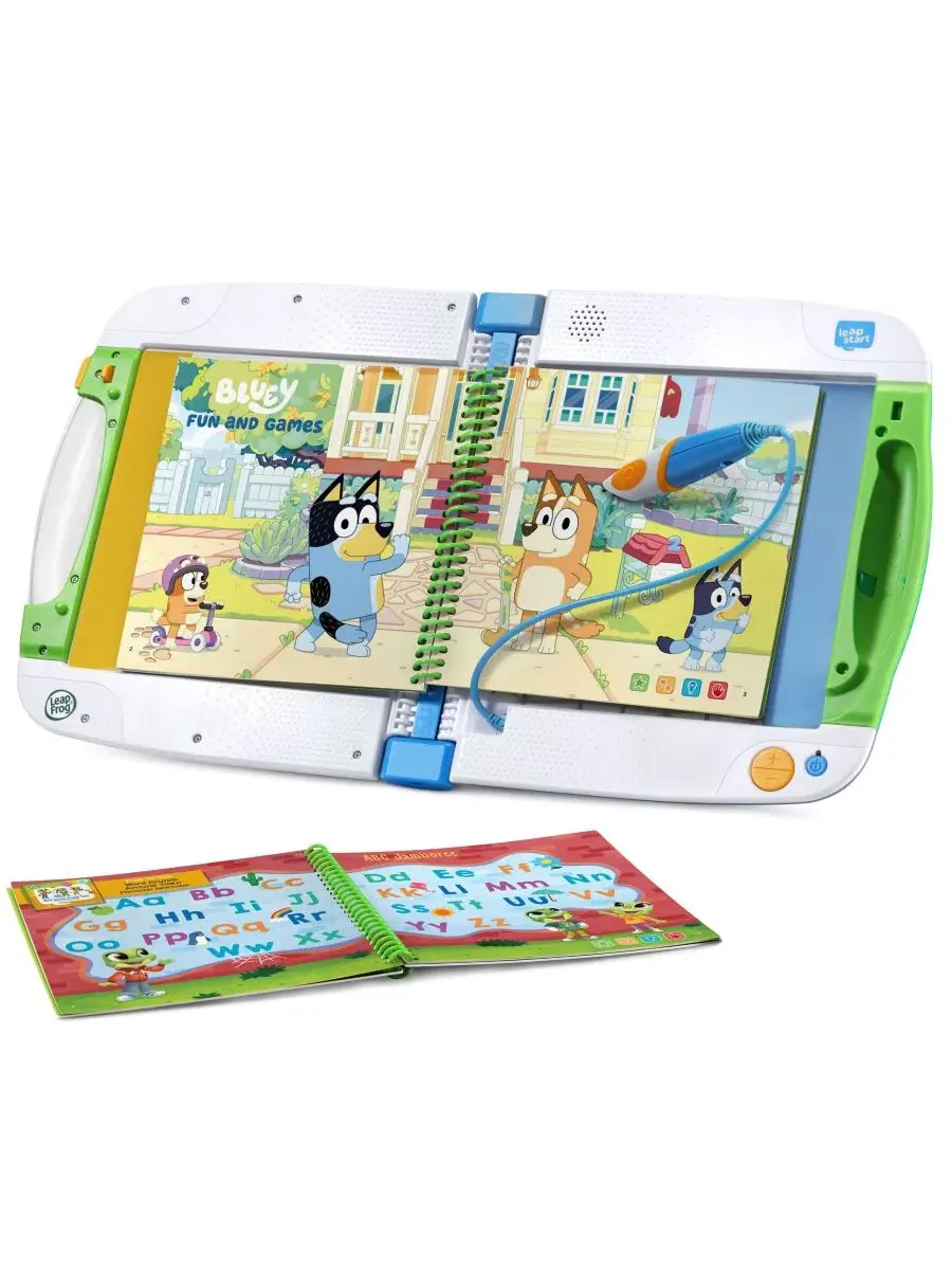 Интерактивная обучающая система LeapStart с книгой Bluey Fun & Games, бренд Leapfrog — мульти