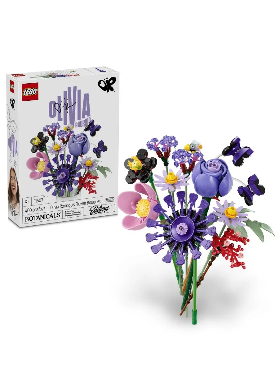 Конструктор LEGO Botanicals Olivia Rodrigo's Flower Bouquet, 400 деталей