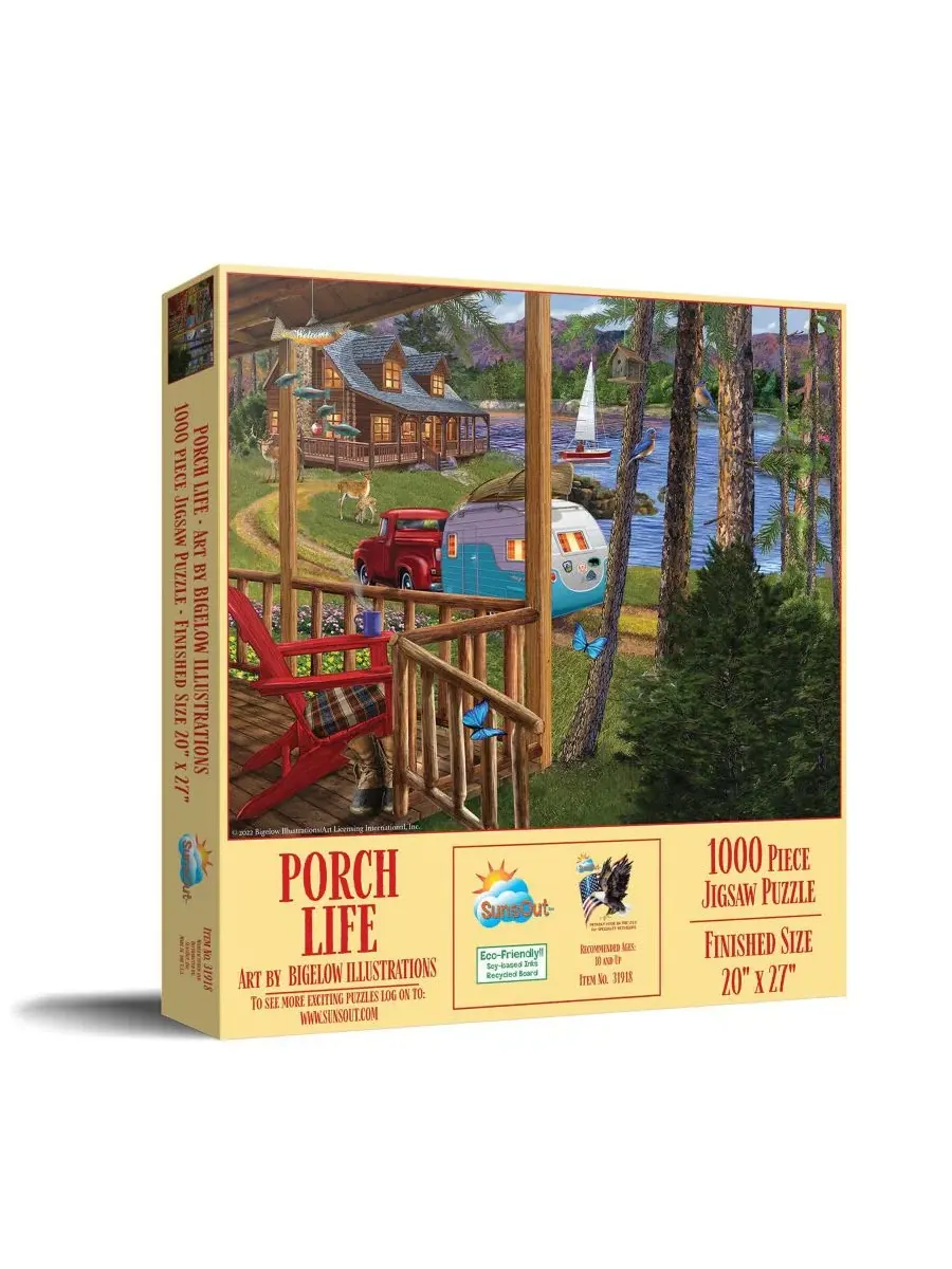 Пазл 1000 элементов Porch Life SunsOut