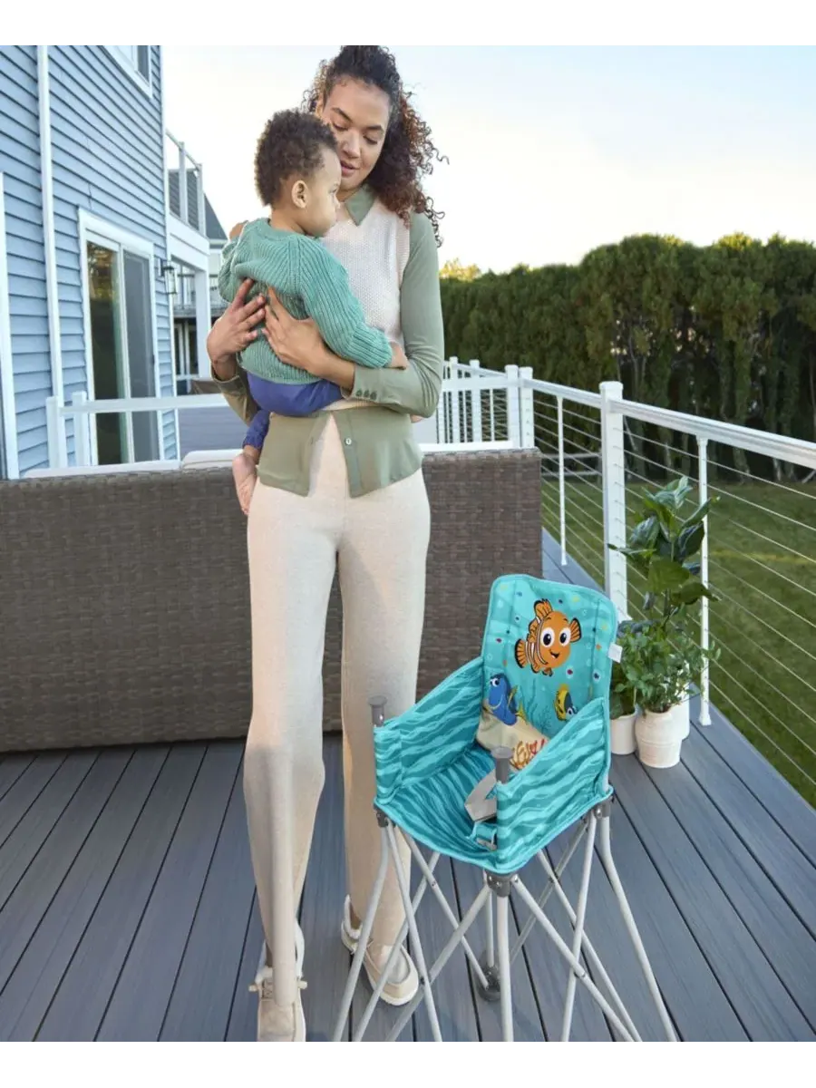 Детский портативный стульчик для кормления Disney Baby Finding Nemo Pop N Dine Bright Starts — изображение 3 из 4, мульти