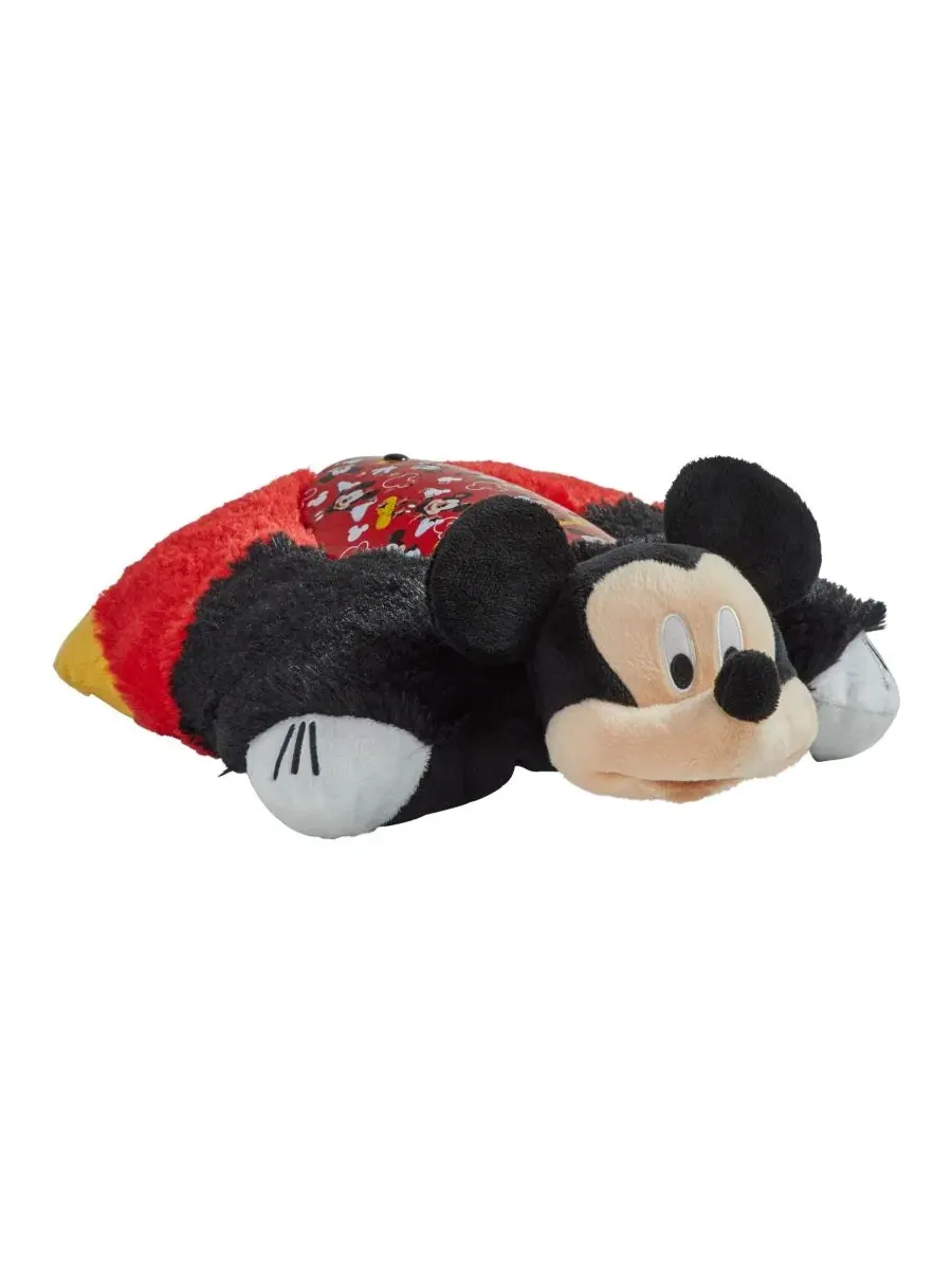 Мягкая игрушка-подушка с проектором Mickey Mouse Pillow Pets — изображение 3 из 8, красный