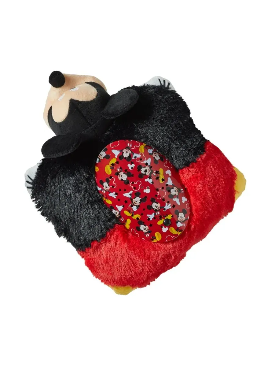 Мягкая игрушка-подушка с проектором Mickey Mouse Pillow Pets — изображение 4 из 8, красный