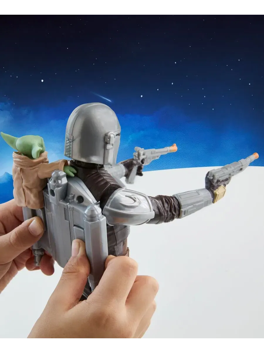 Фигурка Mandalorian & Grogu Bounty Blaster Star Wars, 28 см — изображение 6 из 7, нет цвета