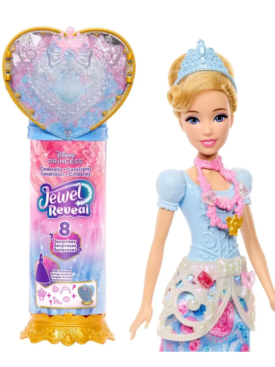 Кукла Золушка из серии Jewel Reveal Surprise Disney Princess