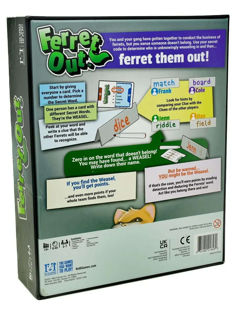 Настольная игра Ferret Out University Games — изображение 2 из 4, нет цвета