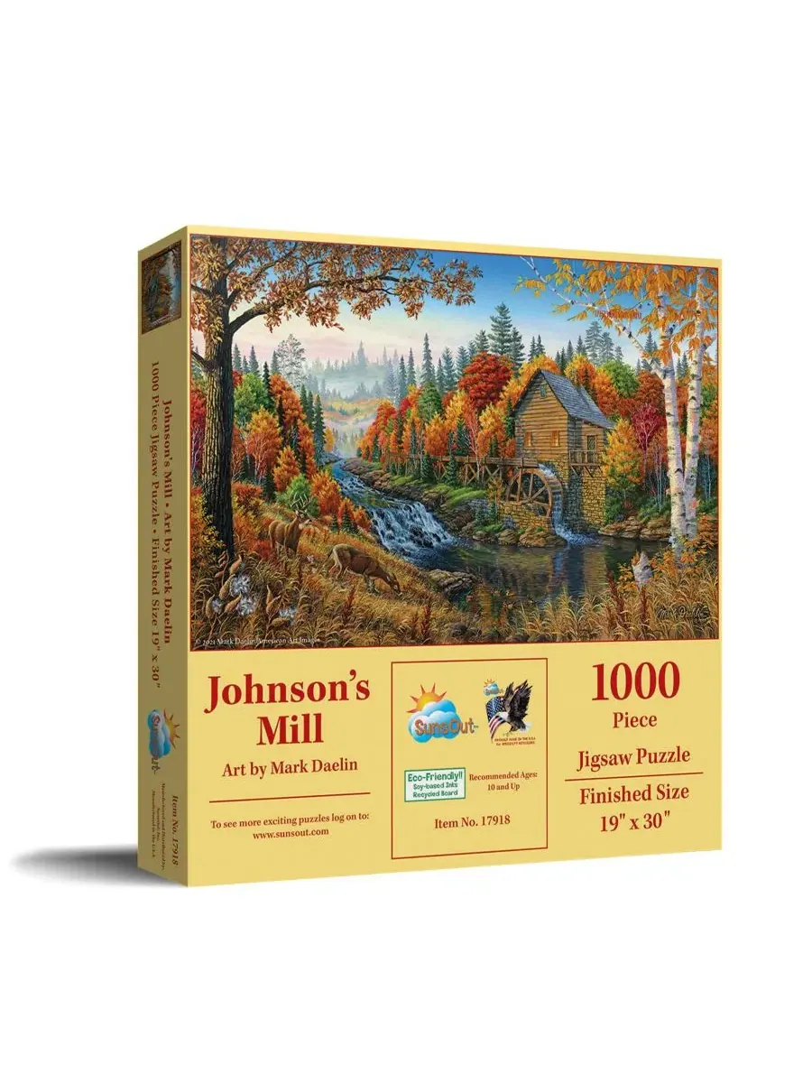 Пазл Johnson's Mill из 1000 деталей для взрослых Sunsout