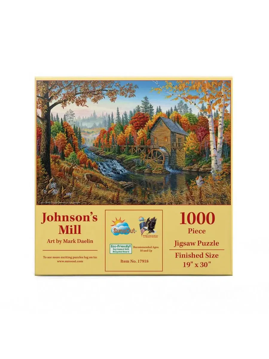 Пазл Johnson's Mill из 1000 деталей для взрослых Sunsout — изображение 2 из 4, нет цвета
