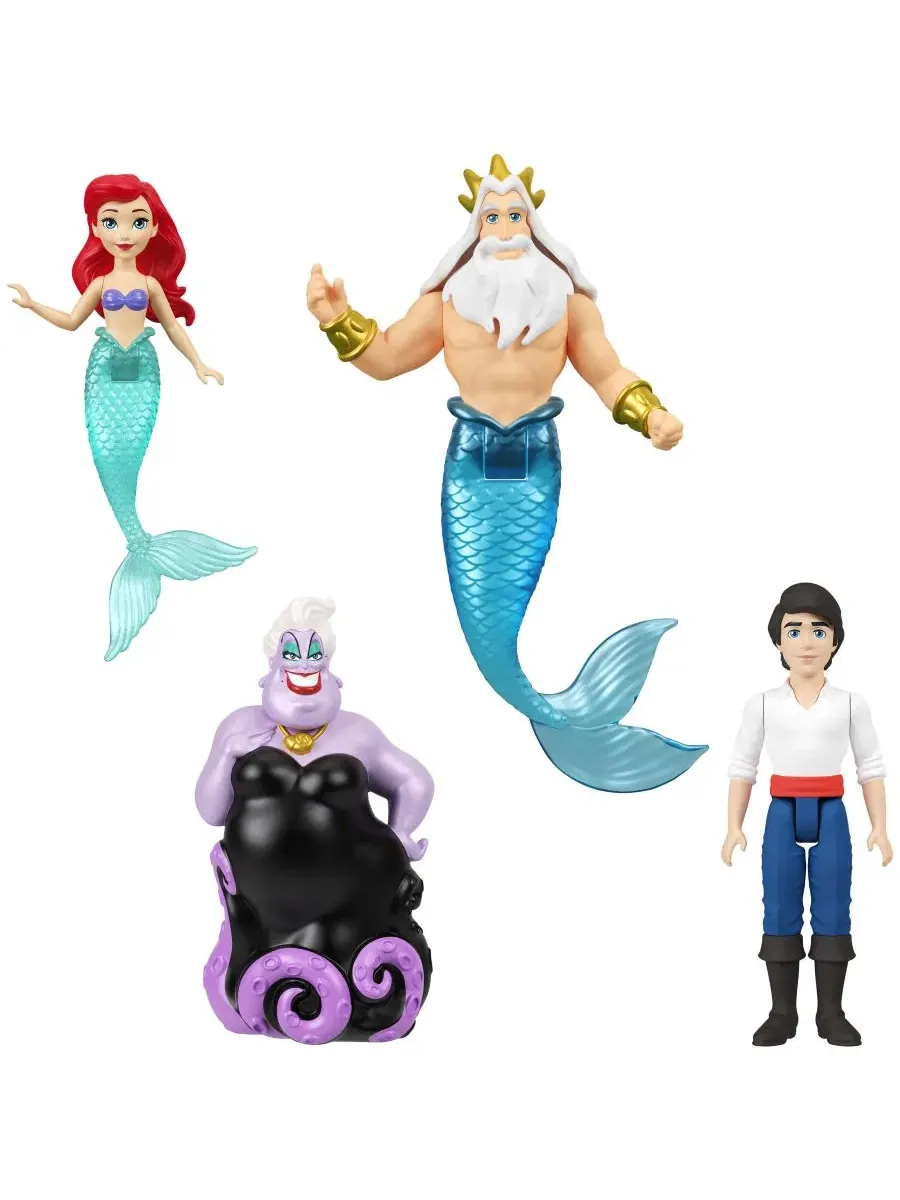 Набор фигурок Disney Princess Русалочка Ариэль и друзья