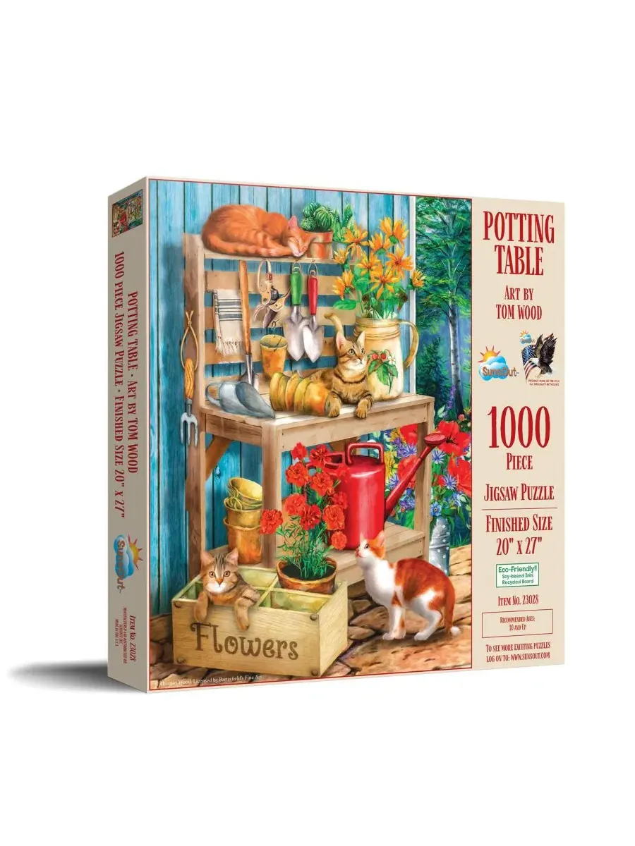 Пазл 1000 деталей Potting Table SunsOut