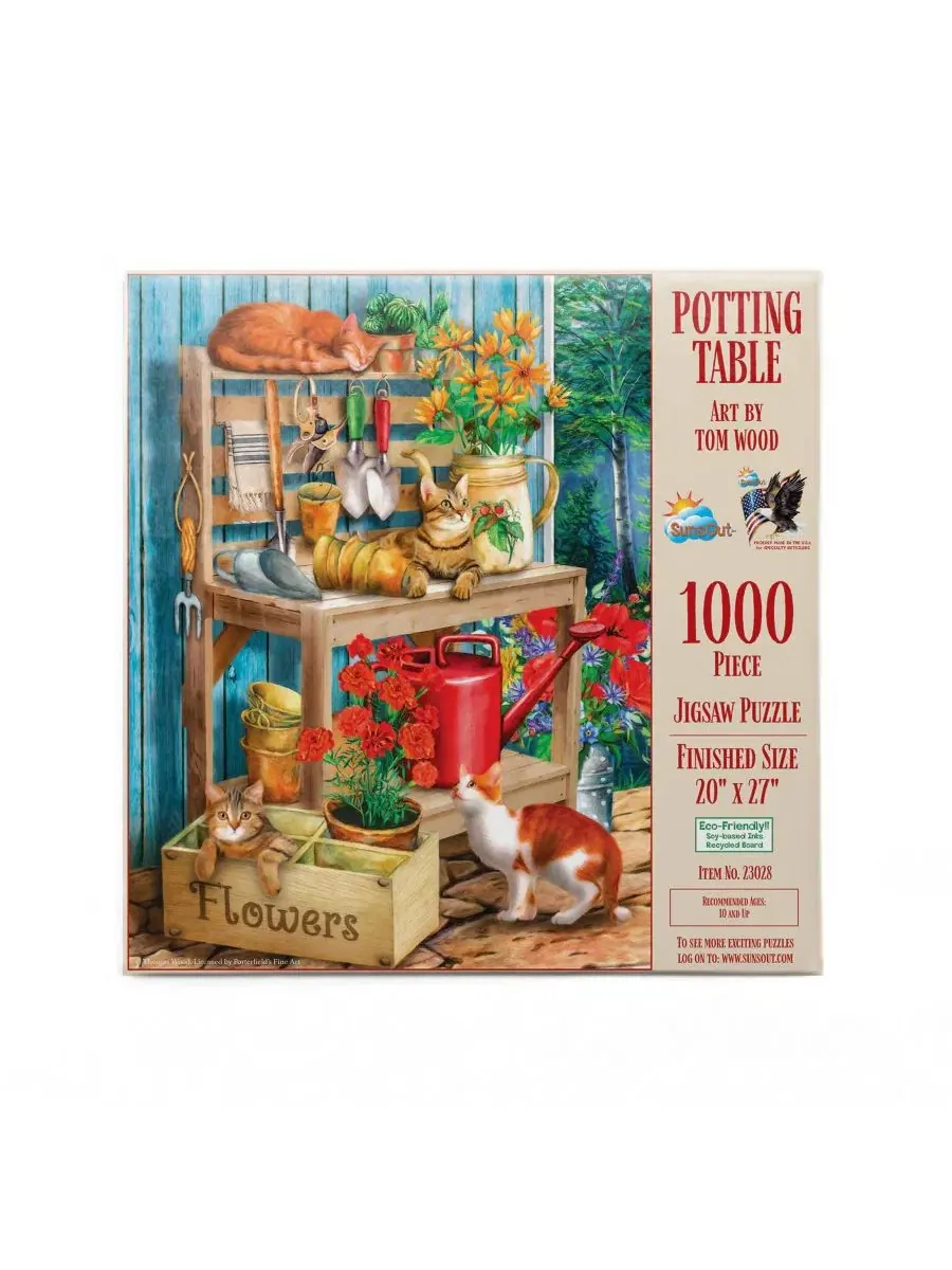 Пазл 1000 деталей Potting Table SunsOut — изображение 3 из 5, нет цвета