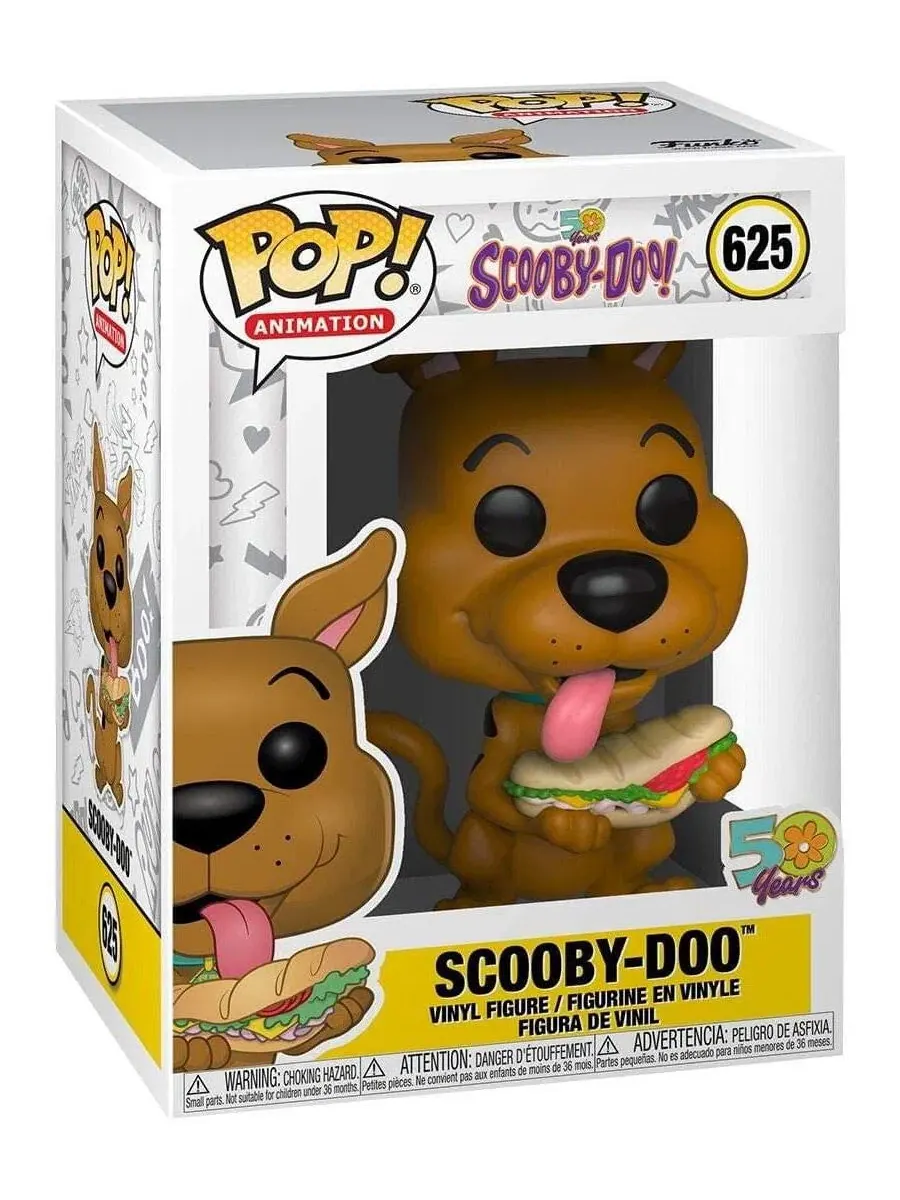 Фигурка Scooby-Doo POP Animation Scooby w/ Sandwich Funko — изображение 3 из 3, нет цвета