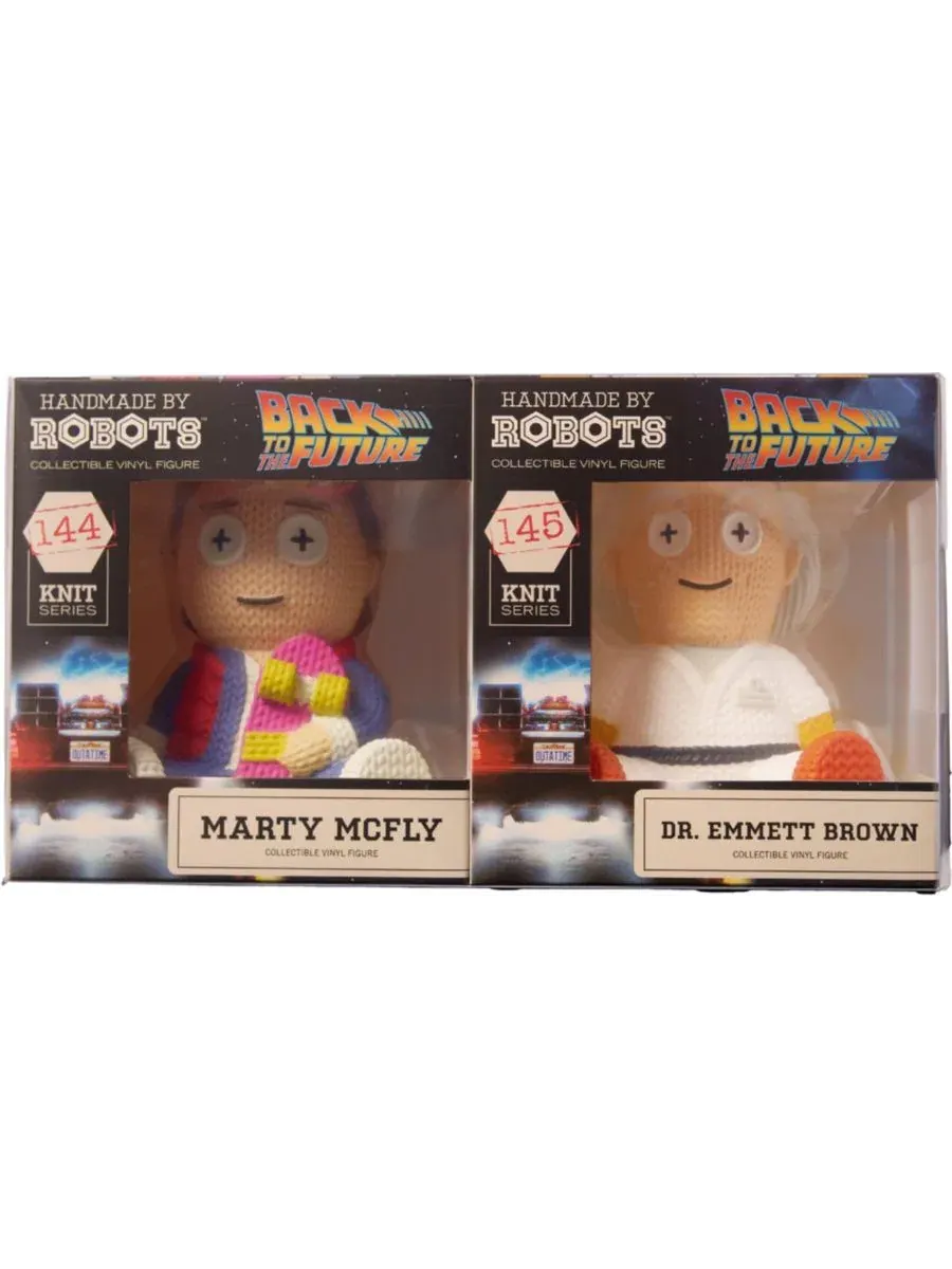 Коллекционная виниловая фигурка Marty and Doc Handmade By Robots