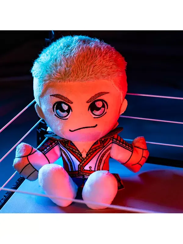 Сидящая плюшевая игрушка WWE Коди Роудс 8 дюймов Курича - мягкая игрушка в стиле чиби Bleacher — изображение 4 из 4, мульти