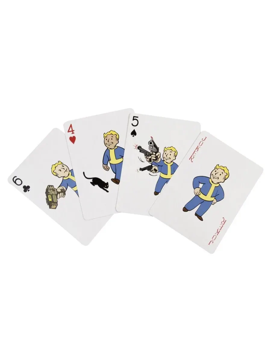 Игральные карты Fallout Vault Boy Just Funky — изображение 4 из 7, белый