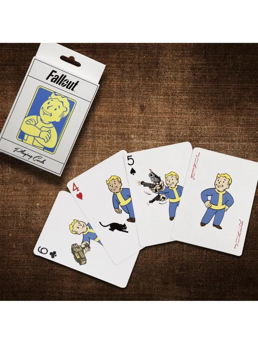 Игральные карты Fallout Vault Boy Just Funky — изображение 5 из 7, белый