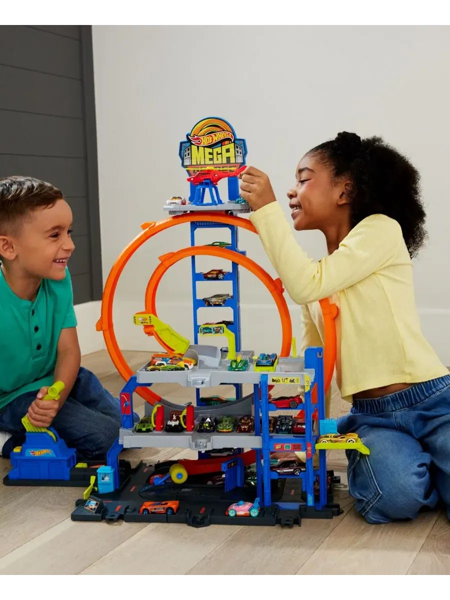 Игровой набор Mega Loop Garage Hot Wheels — изображение 5 из 8, нет цвета