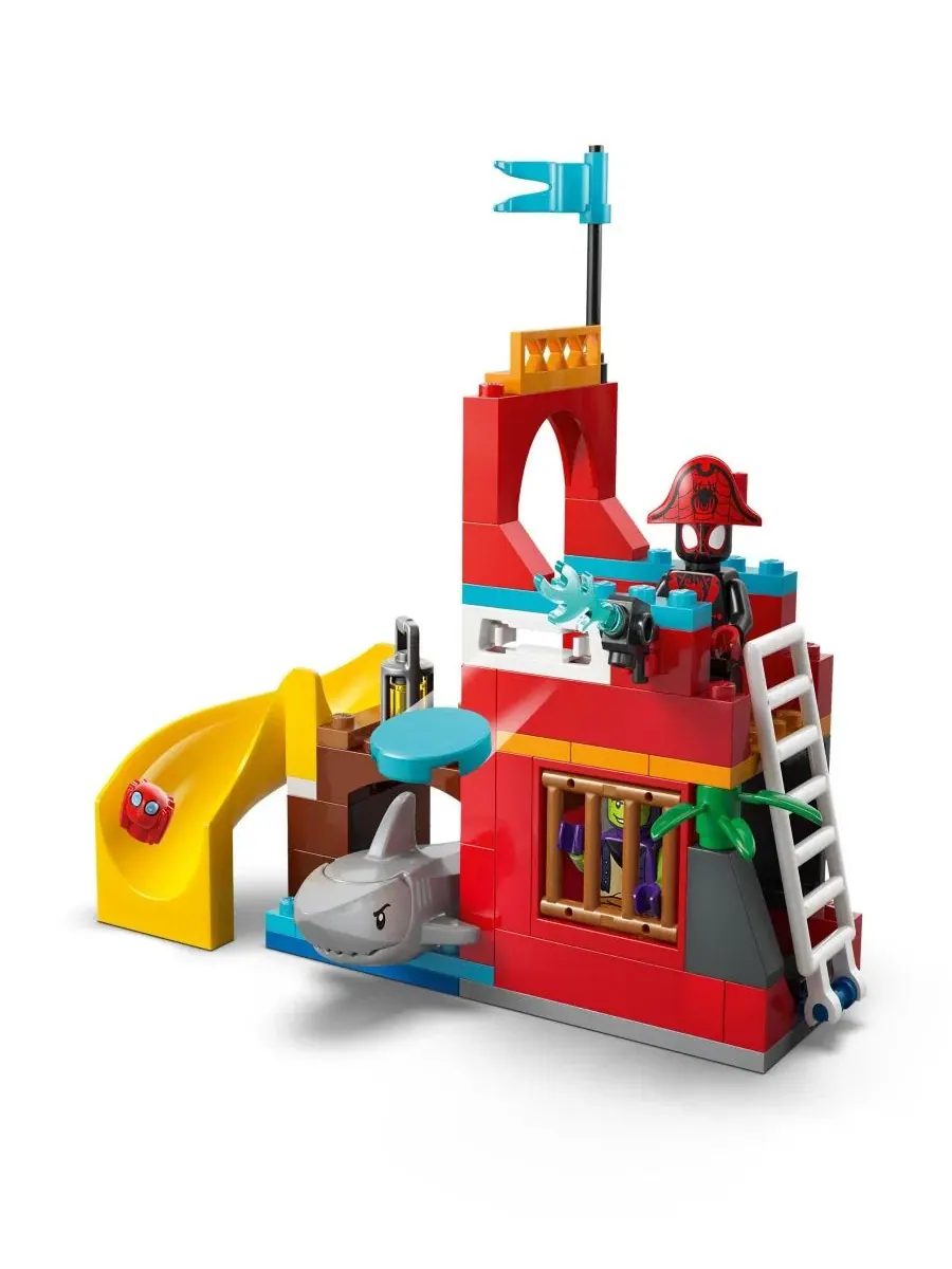 Конструктор-пиратский корабль Team Spidey Pirate Ship, 201 деталь LEGO — изображение 6 из 6, нет цвета