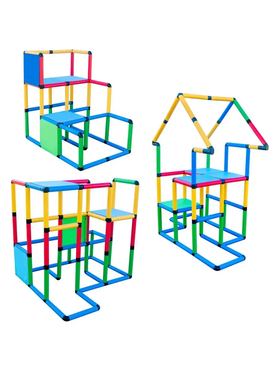 Конструктор Funphix Create and Play Life Size Structures Deluxe Set, 296 деталей — изображение 6 из 9, мульти