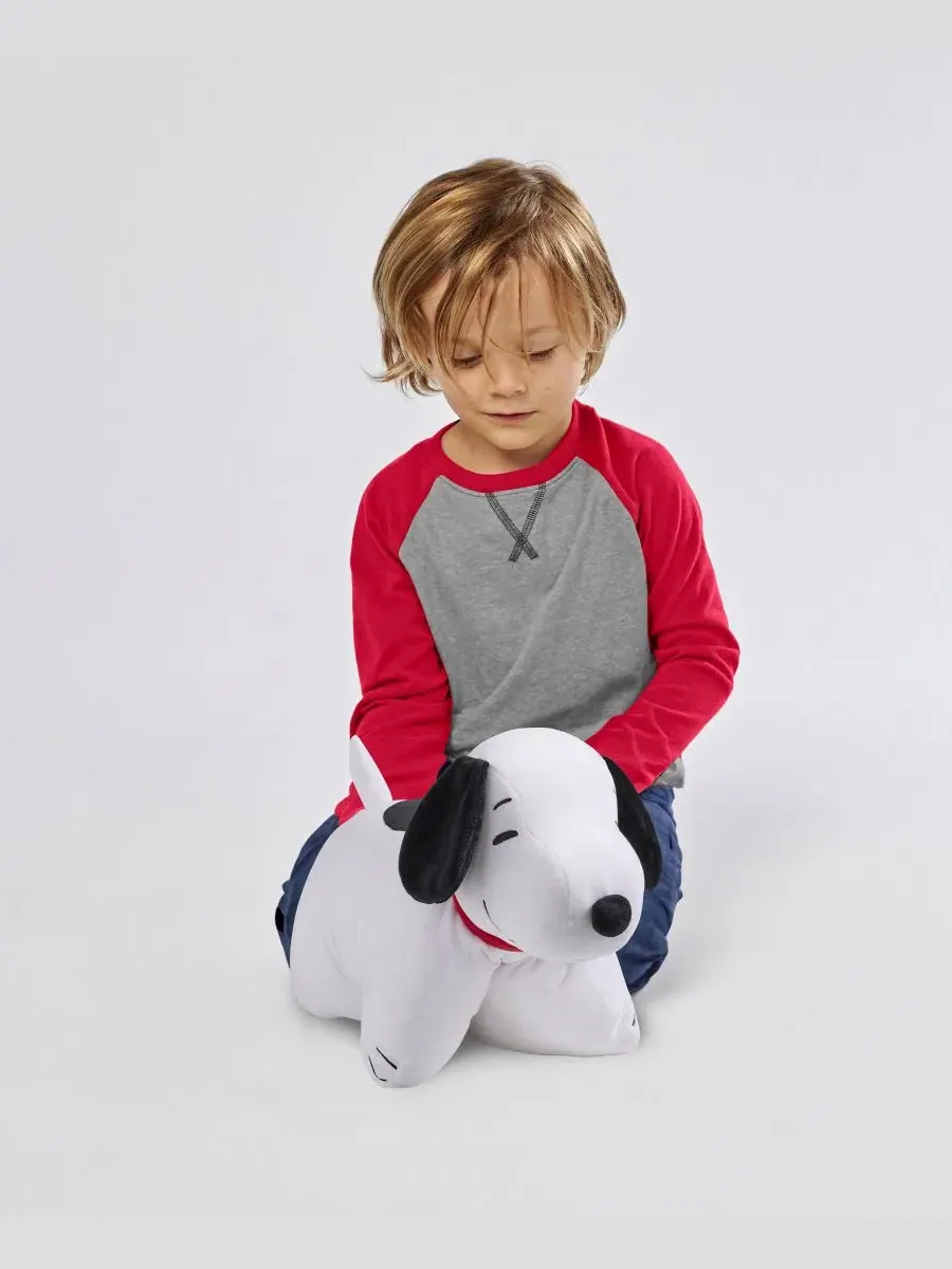 Мягкая подушка-игрушка Снупи из мультфильма «Арахис» Pillow Pets — изображение 3 из 3, белый