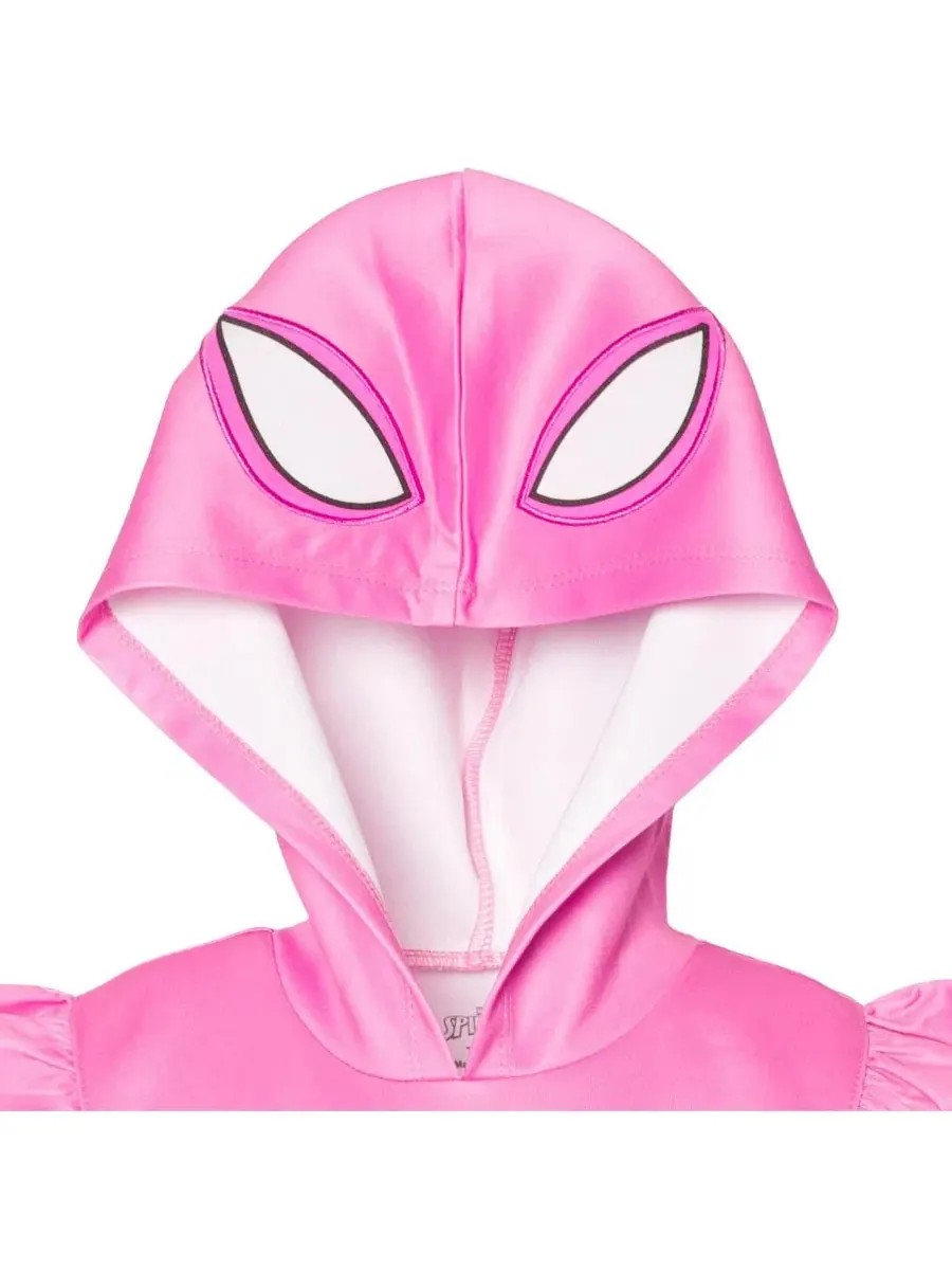 Платье из тюля для косплея Человека-паука Гвен из вселенной Marvel Spider-Man — изображение 2 из 5, розовый