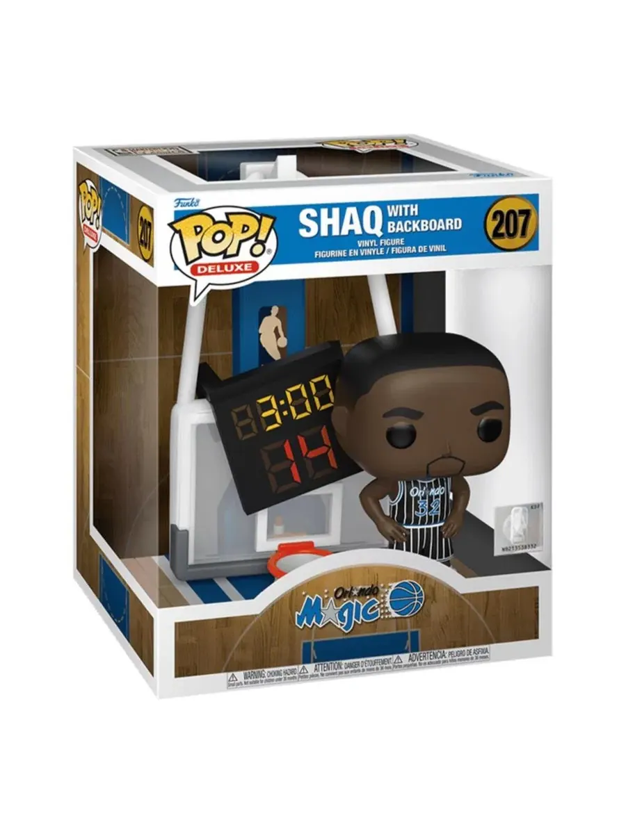 Фигурка Orlando Magic NBA POP Deluxe, Шак с щитом Funko — изображение 2 из 5, нет цвета