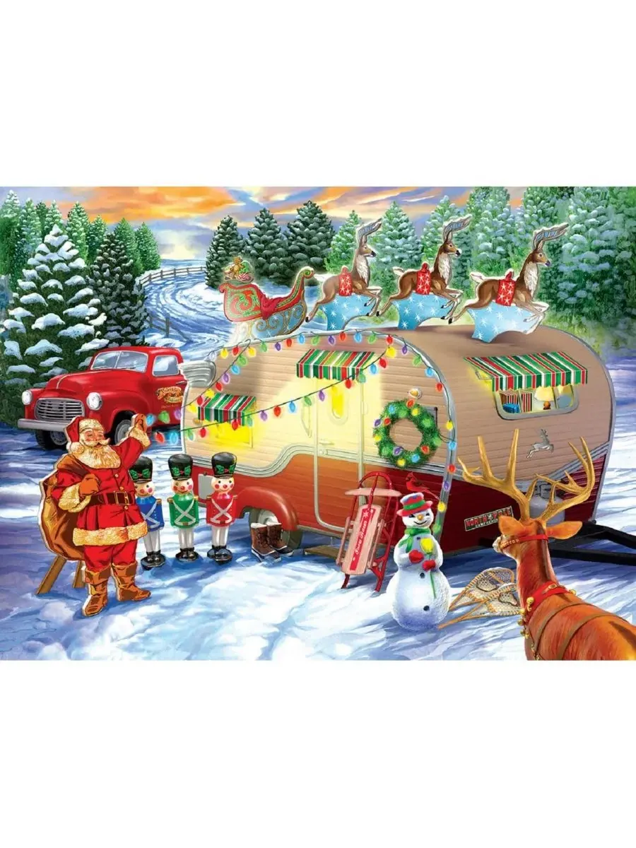 Пазл Christmas Campers 1000 элементов SunsOut — изображение 5 из 5, нет цвета