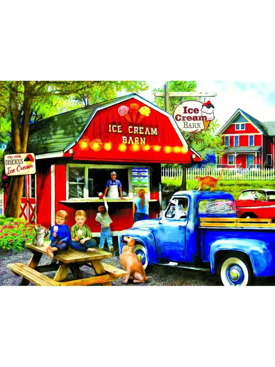 Пазл 1000 элементов The Ice Cream Barn SunsOut — изображение 2 из 5, нет цвета