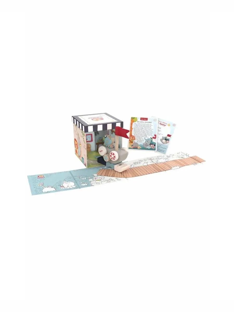 Деревянная игрушка Lolo Elephant Funny Autoboat 2-in-1 от Bababoo and friends — изображение 4 из 7, нет цвета
