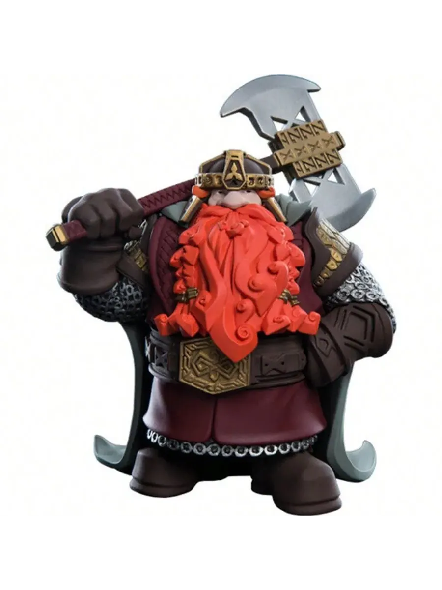 Коллекционная фигурка Mini Epics - The Lord of The Rings Trilogy - Gimli WETA Workshop — прозрачный